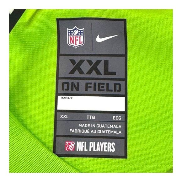 DK Metcalf Seattle Seahawks Nike Alternate Game Player Jersey XXL NFL Color Rush - Picture 7 of 8
